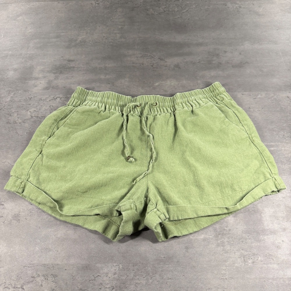 Love Tree Light Green Drawstring Casual Women’s Shorts